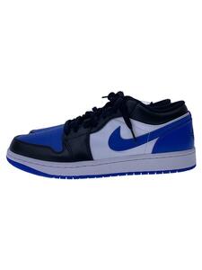 NIKE◆AIR JORDAN 1 LOW_エア ジョーダン 1 ロウ/28cm/BLU/レザー