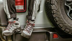 3.7万★23年製 試着程度超美品 替え紐付 MERRELL メレル MOAB 3 MID X Jeep RUBICON STING GREY モアブ 3 ミッド × ジープ 27..5cm