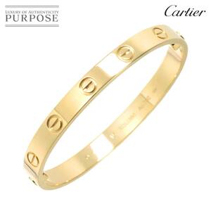 カルティエ Cartier ラブ ブレス #15 K18 YG イエローゴールド 750 ブレスレット バングル Love Bracelet 【証明書付き】 90234014