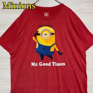 【入手困難】Minions ミニオン　Tシャツ　XLサイズ　ゆったり　キャラクター　一点物 アニメ　映画　ムービー　海外　輸入　ヴィンテージ