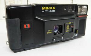 レトロ 当時物 RETRO CAMERA「MIRAX ミラックス コンパクトカメラ MIRAX AUTO LIGHT SENSOR35 F4.5 / 34mm」