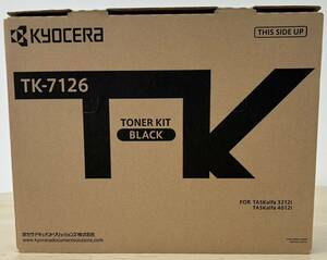  [KYOCERA　　（京セラ）]　純正　トナーキット　　TK-7126　　　ブラック/黒 　　　　　※未開封・ 未使用品