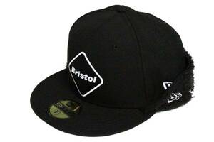 新品★15AW FCRB NEW ERA EMBLEM 59FIFTY FLIP DOWN CAP キャップ 7 1/4 57.7㎝ スター 星 ボア　SOPH Bristol ブリストル 帽子