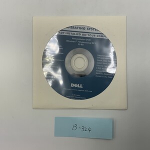 DELL Reinstallation DVD Windows7　Professional SP1 32-Bit B-234