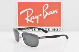 ★新品・正規輸入品！ Ray-Ban レイバン RB3737 004/87 ガンメタル ブラック ダークグレイ★