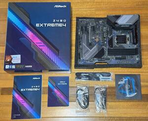 ASRock マザーボード Z490 EXTREME4 （LGA1200）＋DDR4 8GB×2枚