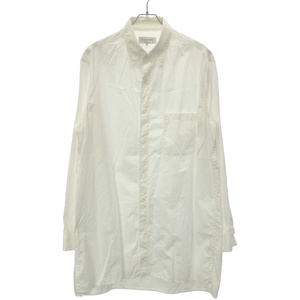 Yohji Yamamoto POUR HOMME 21SS CHAIN STITCH BROAD CLASSIC BIG BLOUSE チェーンステッチ環縫いブロードシャツ IT36H227YS0U