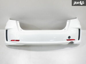 ホンダ 純正 GE8 フィット RS 後期 リアバンパー 71501-TF0X-N000 リフレクター付 NH624P プレミアムホワイトP 即納 棚2F-F-1