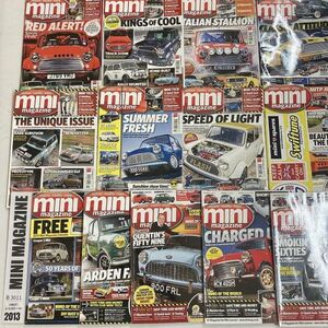 B3011　2013　13冊セット「MINI MAGAZINE」　ミニマガジン　英国　旧車雑誌　英国車　ビンテージ　自動車