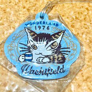 わちふぃーるど 猫のダヤン キーホルダー 【新品】未開封 Wachifield ラバー ストラップ 8cm ラゲッジタグ 凹凸 カフェ 荷物 目印 V5