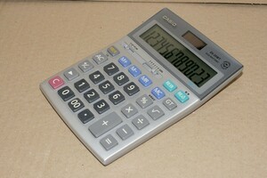 CASIO 本格実務電卓 12桁 デスクタイプ DS-20WT カシオ 計算機 .