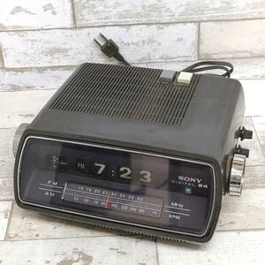 レトロ SONY ソニー ラジオ 置時計 デジタルクロック ブラック ICF-C300