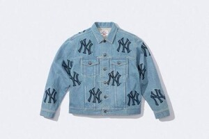 Supreme New York Yankees Denim Trucker Jacket　サイズL新品未使用