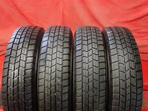 スタッドレス4本 《グッドイヤー》アイスナビ7 155/80R13 9/8.5分山★ ヴィッツ パッソ ケイ ブーン stati13