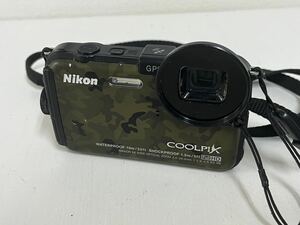 704h Nikon ニコン コンパクトデジタルカメラ COOLPIX AW100 迷彩