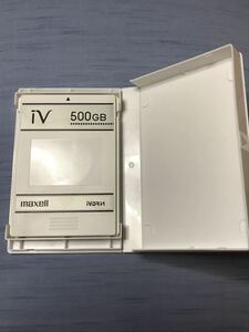 マクセル maxell カセットハードディスク iVDR-S 500GB カセットHDD ケース付き ivdr