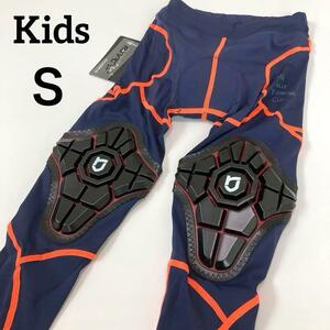 【新品】サイクルパンツ Sサイズ ネイビー×オレンジ ランバイク ストライダー