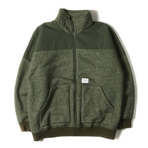 美品 WTAPS ダブルタップス ジャケット サイズ:L 22AW パイルボア ロゴテープ ジップ ジャケット (MERCER / JACKET / POAC. BOA)