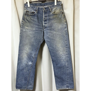 W35 66後期 70s USA製ビンテージ リーバイス Levis 501 デニムパンツ 赤耳 セルビッチ ジーンズ オリジナル 501XX 66前期 実寸W33 79年製