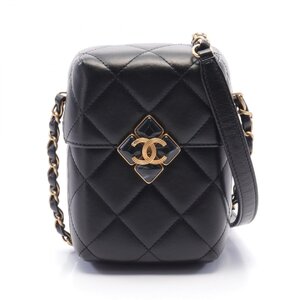 シャネル マトラッセ ボックス ブランドオフ CHANEL ラムスキン（羊革） ショルダーバッグ ラムスキン 中古 レ