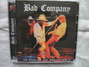 激レア●　美品2CD◆BAD COMPANY◆LIVE ALBUQUERQUE　NM　USA　1976　輸入盤