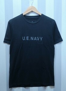 2-8808A/uniform experiment U.E.NAVY 半袖Tシャツ UE-100087 ユニフォームエクスペリメント 送料200円 