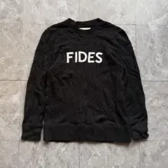 FIDES フィデス ロゴ　スウェット　トレーナー