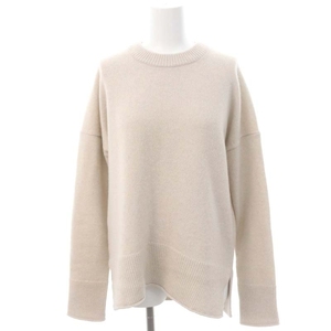 セオリー theory 23AW Renewed Cashmere Crew Karenia カレニアクルーネックニット セーター 長袖 S グレージュ /DF ■OS レディース