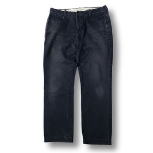 《良品◎》Abercrombie&Fitch アバクロンビー&フィッチ★コットン*カジュアルパンツ*ネイビー*サイズ31-30(MA7398)◆S60