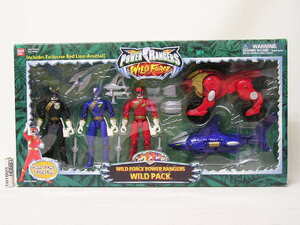 TB■バンダイ Power Rangers Wild Force ＷＩＬＤ PACK アクションフィギュア ガオレンジャー