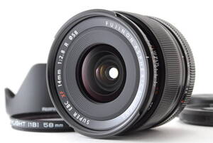 【超美品】フジフイルム Fuji Fujinon Super EBC XF 14mm 2.8 R asph. レンズ #642