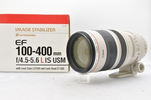 CANON ZOOM LENS EF 100-400mm F4.5-5.6 L IS USM EFマウント キヤノン ズームレンズ 箱・ケース付 ■29436