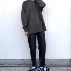 Healthy DENIM ヘルシーデニム パンツ H.Salt フリンジ 黒