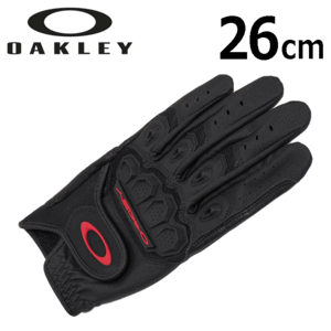 OAKLEY FOS901695 OAKLEY ICON GOLF GLOVE【オークリー】【ゴルフグローブ】【左手用】【02E/Blackout】【26cｍ】【Glove】