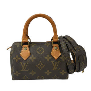 LOUIS VUITTON ルイヴィトン M41534 モノグラム ミニスピーディー ハンドバッグ【中古】 2WAY ショルダーバッグ