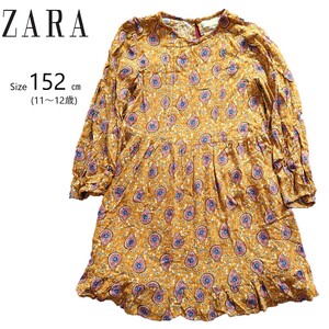 ペイズリー柄ワンピース / サイズ152(11～12歳)【ZARA / ザラ】 送料185円～