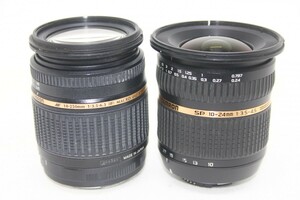 【レンズ2点まとめ売り】TAMRON 18-250mm A18・10-24mm B001 #0093-932