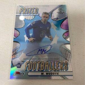 2023 Topps Finest Mudryk RC auto 500枚限定 直筆サインカード