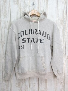 WAREHAOUSE/ウエアハウス：スウェットパーカー 裏起毛 COLORADO STATE サイズ42 メンズ 中古/USED