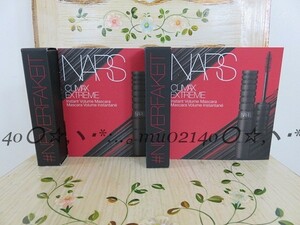 新品 未開封 NARS ナーズ クライマックス エクストリーム マスカラ 7030 ミニサイズ 2g×2本 濃密ブラック セット◆付録◆送料無料◆