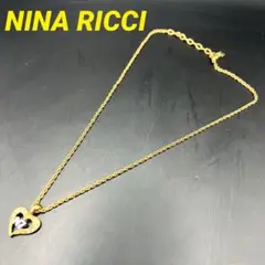 ✨美品✨NINA RICCI ニナリッチ ゴールド ハート ネックレス NR