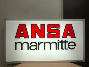 【保管品F0278】ANSA Marmitte アンサーマフラー　代理店用　看板　ネオンサイン　当時物