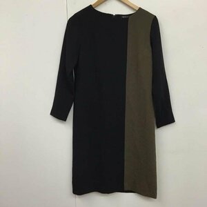 INDIVI 表記無し インディヴィ ワンピース ひざ丈スカート 127-53030 バイカラー One-Piece Medium Skirt 10119365