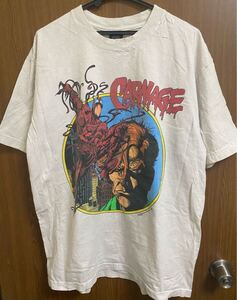 レア CARNAGE Tシャツ XL MASK AND DISGUISE MARVEL venom spiderman 映画 アメコミ / ghostrider joker wolverine x-men vintage 