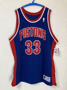 【未使用品】 NBA HILL #33 グラント・ヒル PISTONS ピストンズ Champion チャンピオン ヴィンテージ オーセンティック ユニフォーム