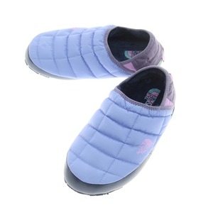 【未使用】クロット CLOT × THE NORTH FACE Nuptse Slipper ヌプシ 中綿 シューズ スマルトブルーxパープル系【サイズ28cm】