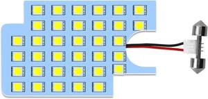 OPPLIGHT LEDルームランプ リアルームランプ 200系 ハイエース レジアスエース 用 バックドア用ランプ ホワイト ト