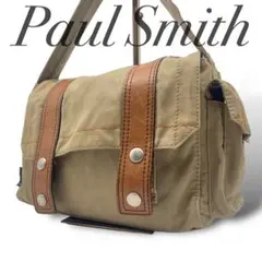 Paul Smith ポールスミス キャンバス ショルダーバッグ