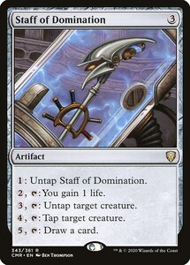 MTG ■無/英語版■ 《威圧の杖/Staff of Domination》統率者レジェンズ　CMR