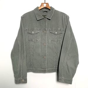 90s ビンテージ Eddie Bauer エディーバウアー コーデュロイ ジャケット トラッカー 1990年代 XL 